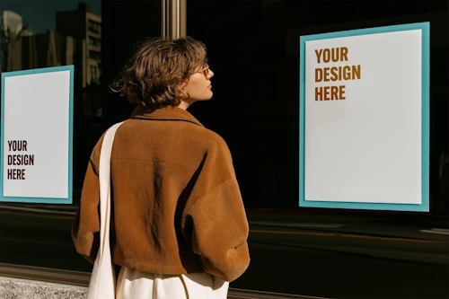 Window display graphics and vinyl